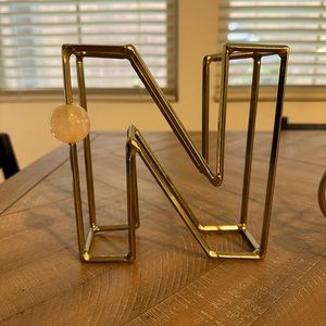 Anthropologie wire letter ‘N’